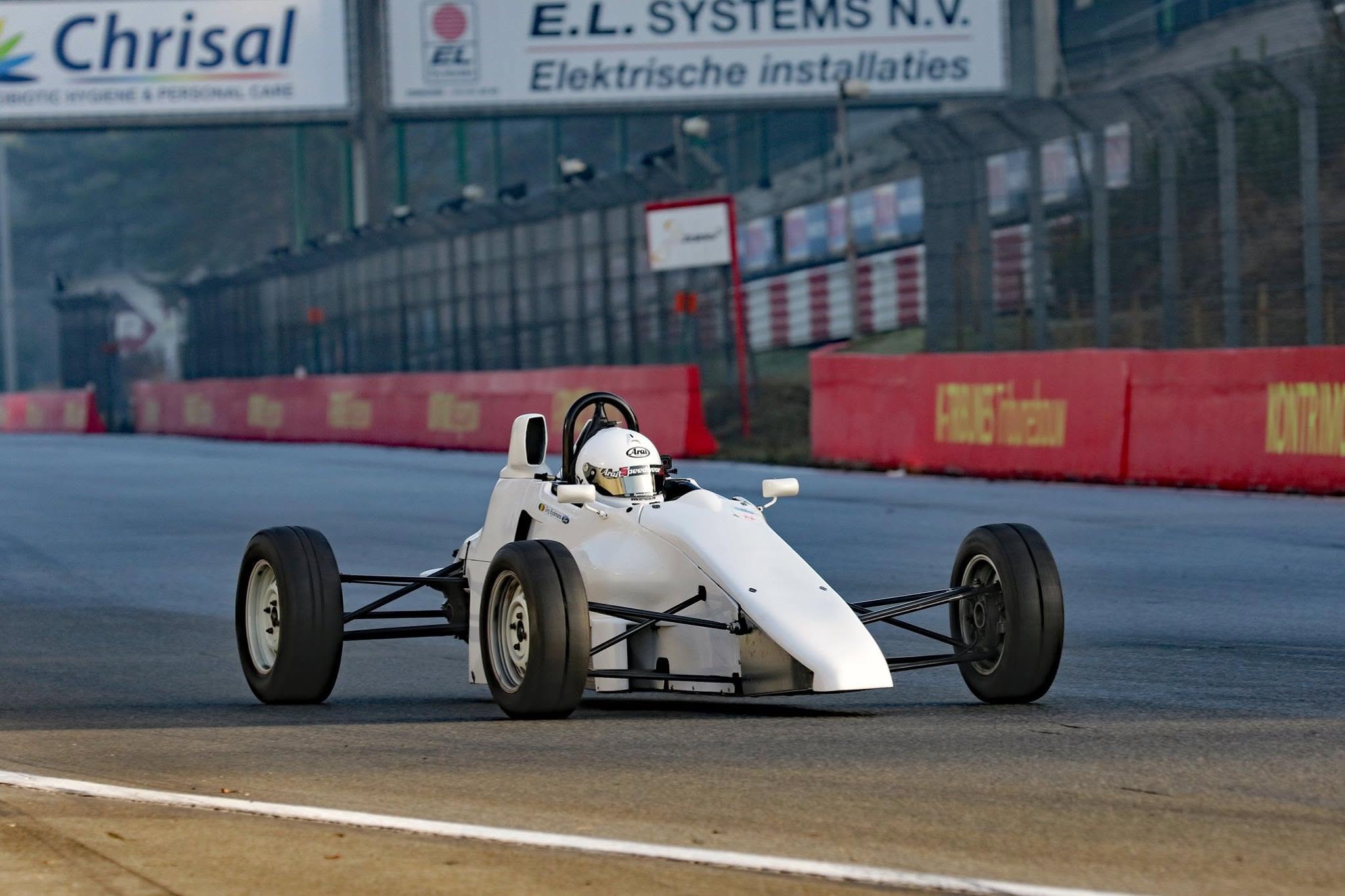 EJ Automotive Formula Ford single-seater on track
