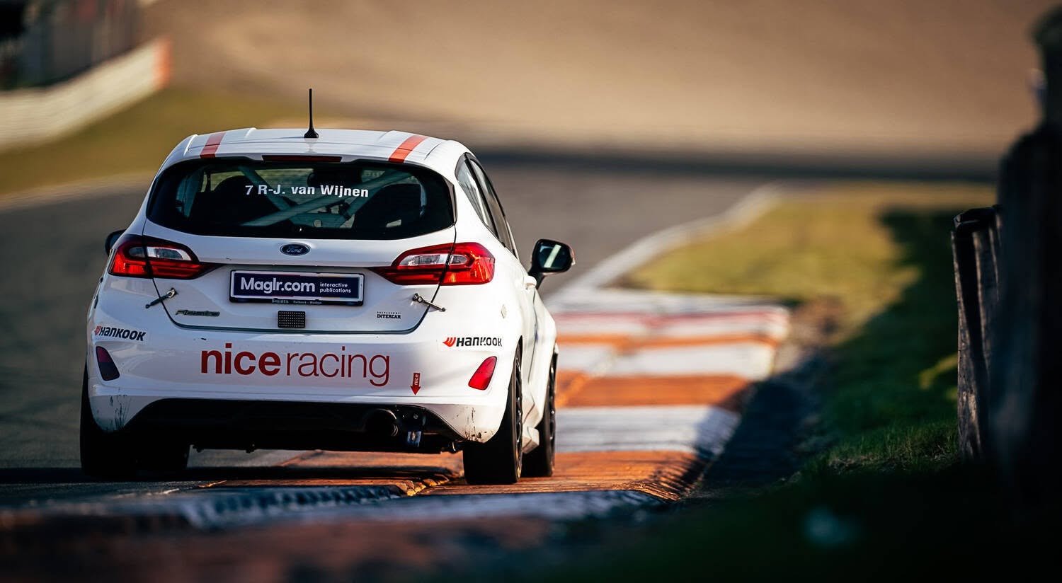 NiceRacing Ford Fiesta, car 7, R-J van Wijnen, at Circuit Zandvoort